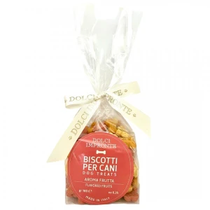 Dolci impronte luksusowe kruche ciasteczka dla szczeniaka o smaku owocowym 180g