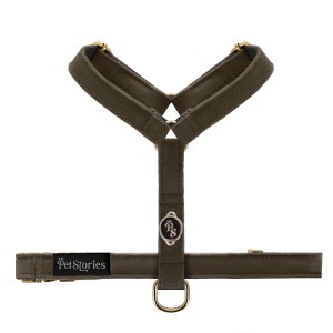 Luksusowe regulowane szelki guard dla psa Petstories Czekolada
