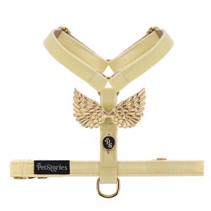 Luksusowe szelki guard dla psa Petstories WINGS Masełko