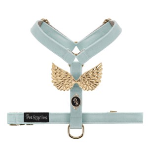 Luksusowe szelki guard dla psa Petstories WINGS Pistacja