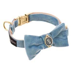 Mucha obroża dla psa i kota Petstories Velvet Bryza Morska