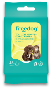 Chusteczki oczyszczające dla psa i kota Freedog cytrusowe