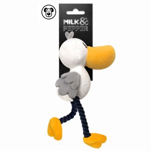 SANTIAGO – pluszowa zabawka i szarpak dla psa | Milk&Pepper