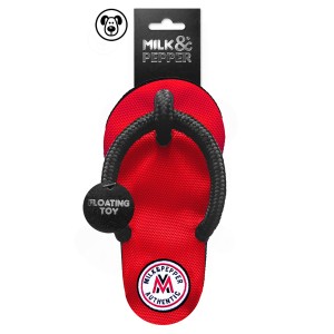 TONG – zabawka dla psa szarpak  (czerwona) | Milk&Pepper