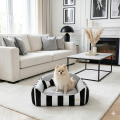 legowisko dla psa royale petstories biało czarne pasy.png