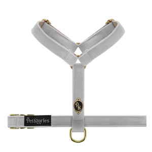 Luxury adjustable guard harness for dog Petstories grey
