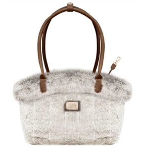  Luksusowa torba fluffy dla psa Milk&Pepper NANOUK BEIGE