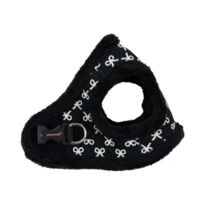 Ocieplane szelki-kamizelka dla psa Pinkaholic AURIA BLACK