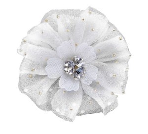 Dog hair pin Bridget White