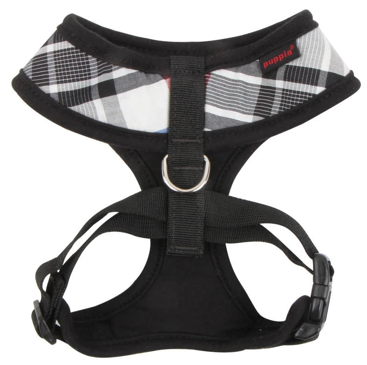 Bezuciskowe szelki dla psa puppia junior white black