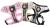 Bezuciskowe szelki dla psa puppia junior white black