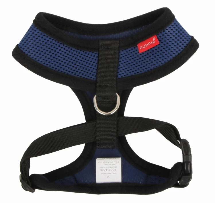 Bezuciskowe szelki dla psa i kota puppia soft royal blue