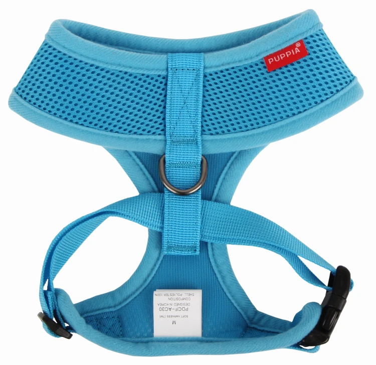 Bezuciskowe szelki puppia soft blue niebieskie