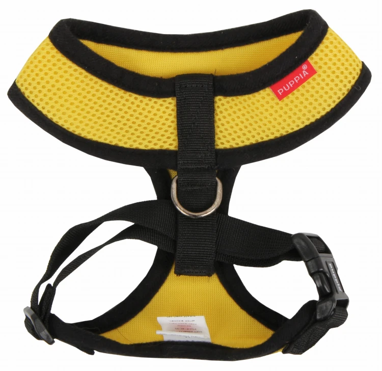 Bezuciskowe szelki dla psa Puppia Soft żółte yellow