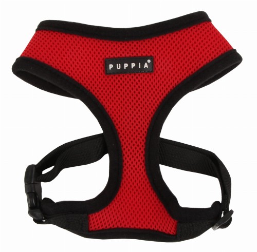 Bezuciskowe szelki dla psa i kota puppia soft red czerwony