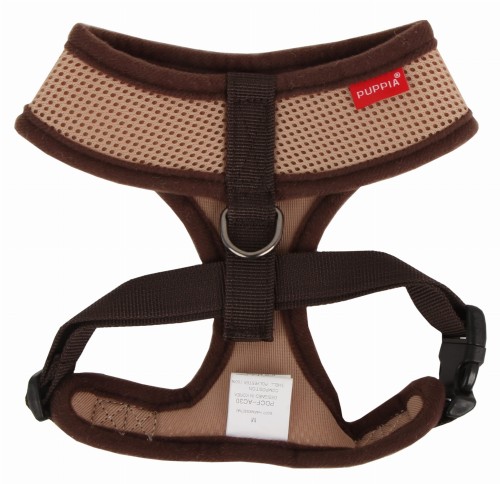 Bezuciskowe szelki dla psa i kota puppia soft beige beżowy