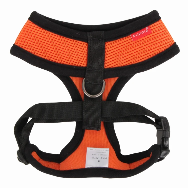 Bezuciskowe szelki dla psa i kota puppia soft orange pomarańczowy