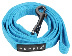 Miękka smycz Puppia Two Tone niebieska
