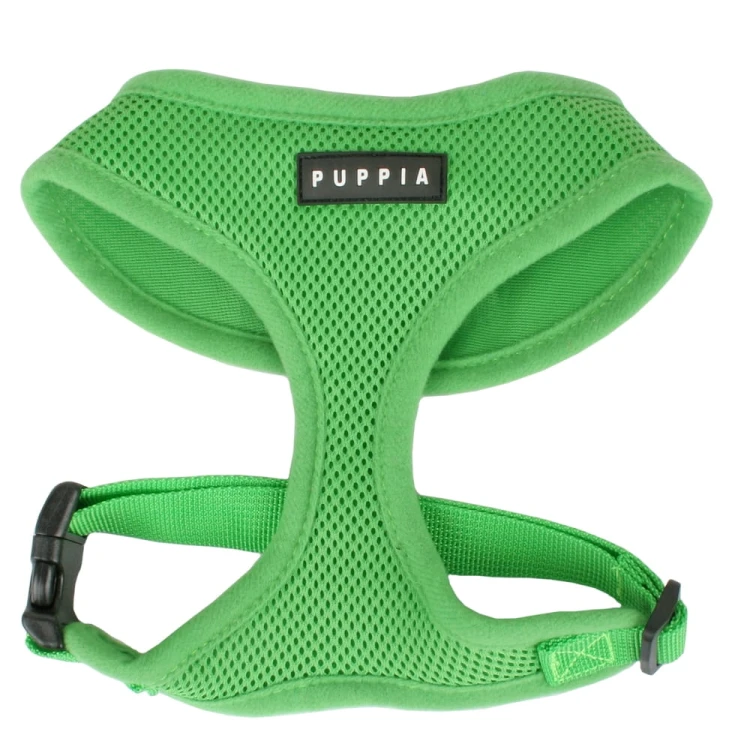 Bezuciskowe szelki dla psa i kota puppia soft green