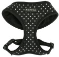 Bezuciskowe szelki dla psa puppia dotty kropki black czarne