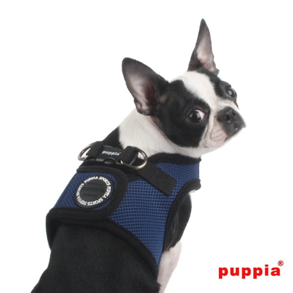 Bezuciskowe szelki kamizelka dla psa i kota puppia soft granatowe navy