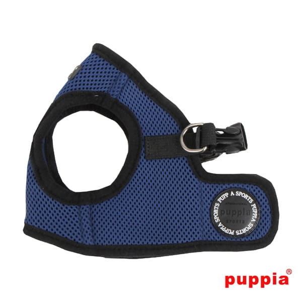 Bezuciskowe szelki kamizelka dla psa i kota puppia soft granatowe navy