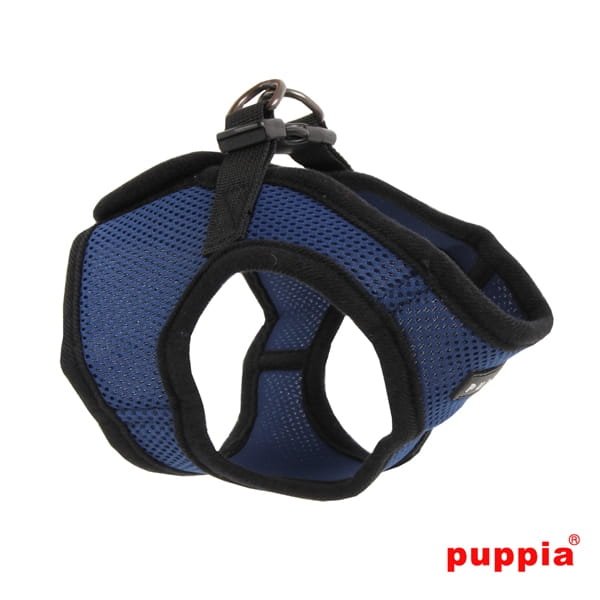 Bezuciskowe szelki kamizelka dla psa i kota puppia soft granatowe navy