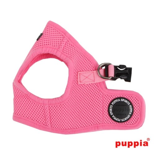 Bezuciskowe szelki kamizelka dla psa i kota puppia soft pink różowe