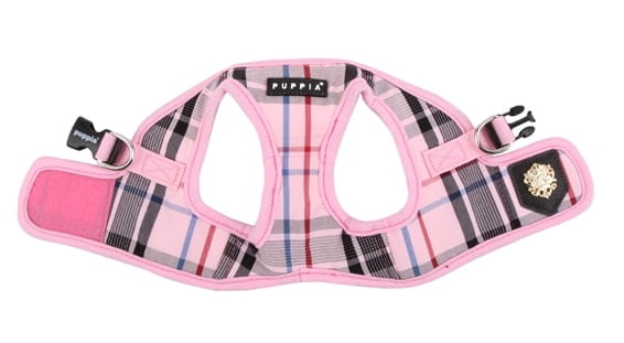 Bezuciskowe szelki kamizelka dla psa puppia junior pink