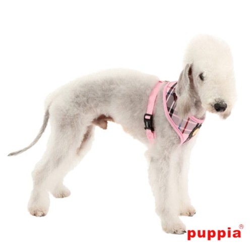Bezuciskowe szelki dla psa puppia junior pink