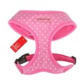 Bezuciskowe szelki dla psa puppia dotty kropki pink różowe