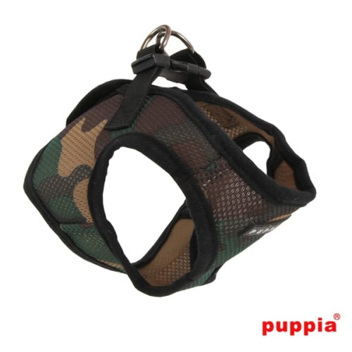 Bezuciskowe szelki kamizelka dla psa i kota puppia soft moro