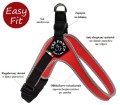 lekkie regulowane szelki dla psa i kota tre ponti easy fit czerwone red