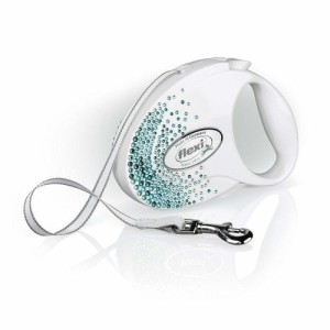 Exclusive Dog Lead Flexi Swarovski Glam Splash Ocean