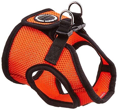 Bezuciskowe szelki kamizelka dla psa i kota puppia soft pomarańczowe orange