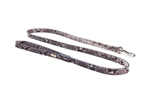 Luxury Dog Lead GoldBone Snake