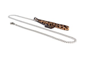 Luxury Dog Lead GoldBone Safari