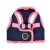 Bezuciskowe szelki kamizelka dla psa i kota puppia soft navy pink