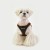 Bezuciskowe szelki kamizelka dla psa i kota puppia soft black beige