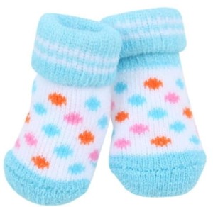 POLKA DOT Dog Socks blue
