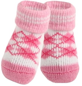 Argyle Dog Socks pink