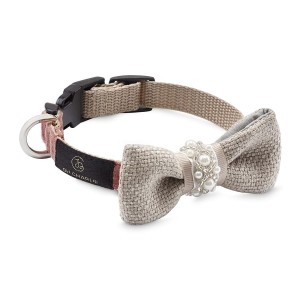 Bow tie Beige Pearls