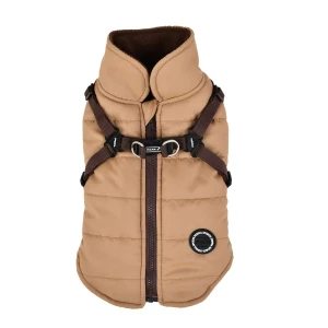 2 in 1: Coat-Harness PUPPIA Mountaineer II beige