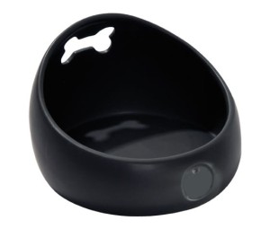Elegant Ceramic Dog Bowl black 0,9l