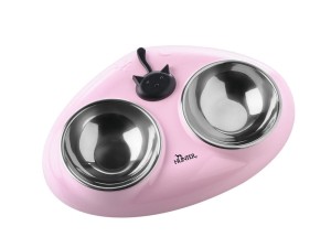 Trendy double cat bowl Moulins