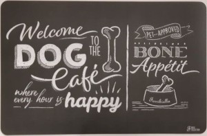 Absorbent Pet Food Mat Bone Appetit