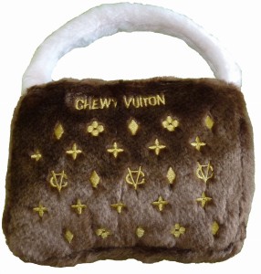 Dog Toy Chewy Vuiton bag