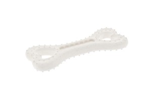 Heart Bone Toy for puppy White