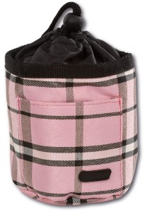 Dog Snacks Bag In Scottish Style pink
