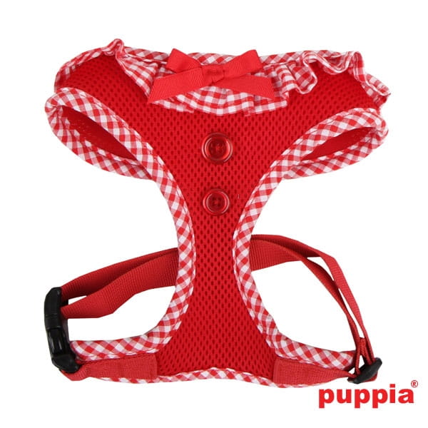 bezuciskowe szelki dla psa puppia vivien czerwone red